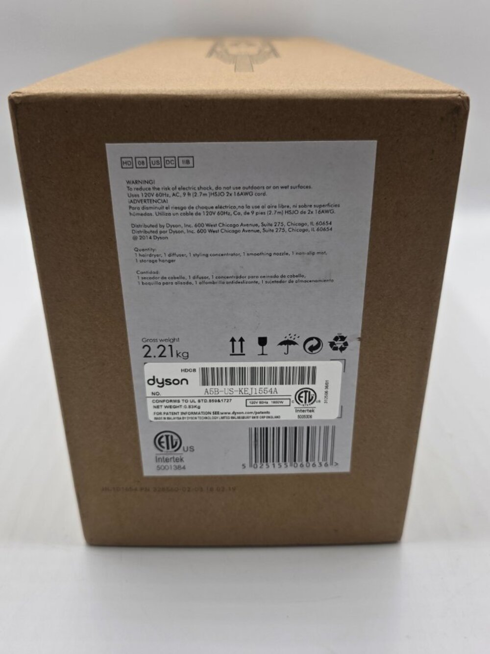 New, Open Box - Dyson Supersonic Hair Dryer with 5 attachments - Picture 3 of 16